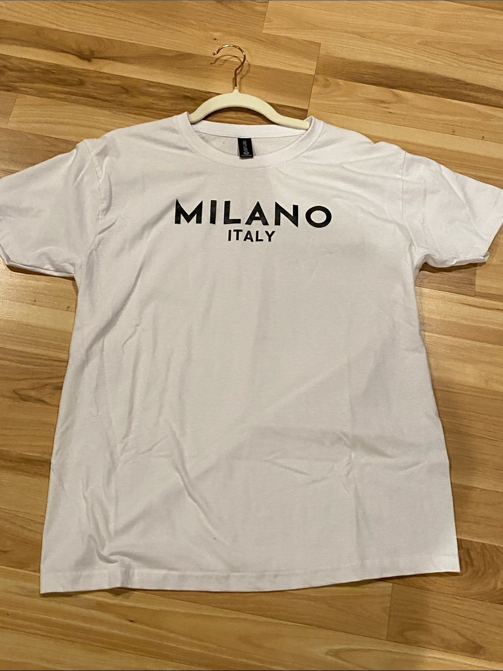 Milano Italy White Graphic Tee - Milano 100% cotton NWOT